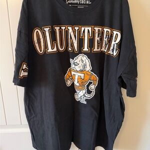 Black Oversized TN VOLS Graphic Tee